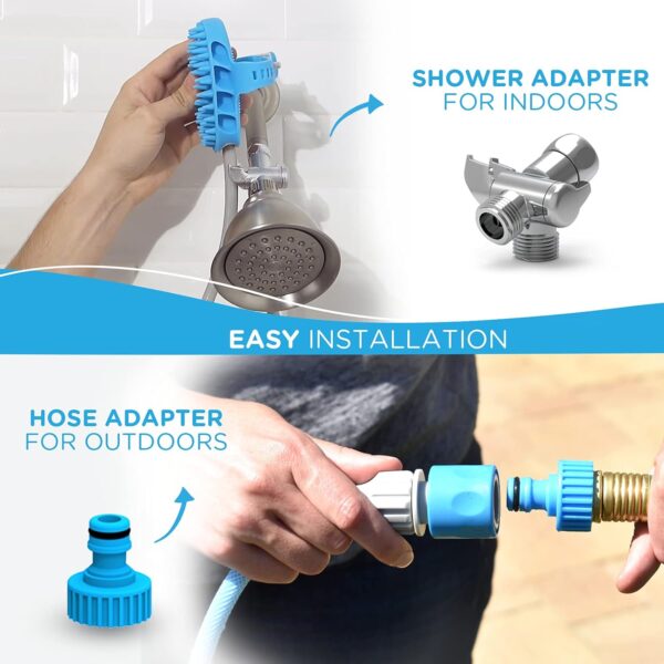 Dog Bath Brush Pro - Sprayer and Scrubber Tool in One - Image 2